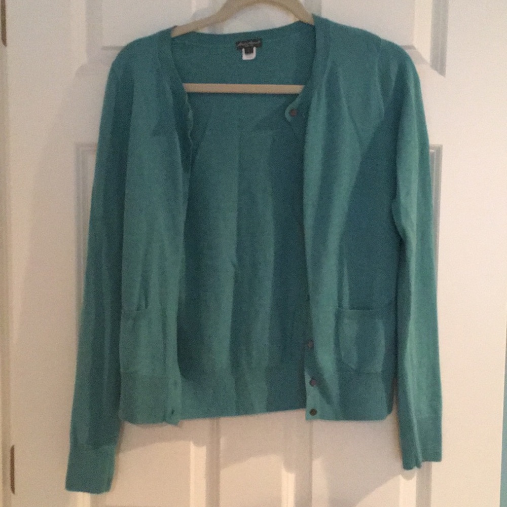 Eddie Bauer Teal Cardigan